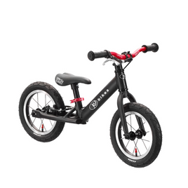 Lekki rowerek biegowy dla dzieci KUbikes 12 Czarno-Czerwony