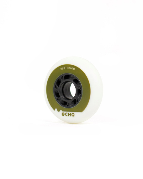Kółka do rolek Echo Drift Wheels Biało-Zielony 80 mm (4 szt.)