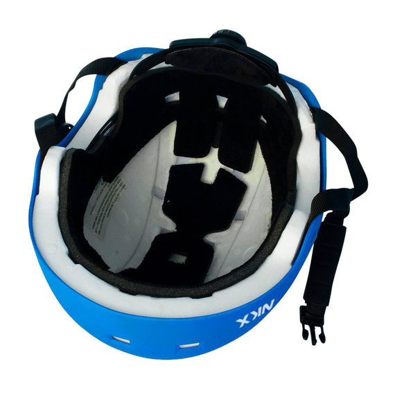 Kask Na Deskorolkę Hulajnogę NKX Brain Saver Niebieski Ride Hard