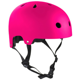 Kask na Deskorolkę Hulajnogę Rolki SFR Essentials Helmet Różowy Fluo L/XL