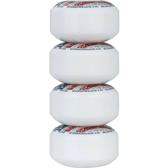 Kółka do deskorolki NKX Candy Series American Rouse Biały 53 mm 99A