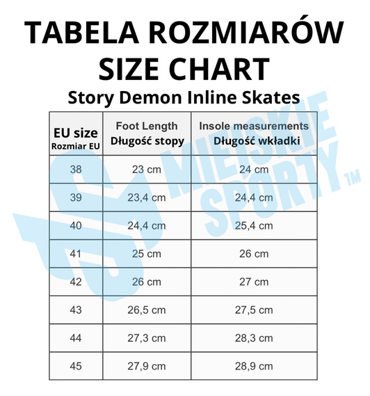 Rolki Story Demon Inline Skates Czarno-Biały 