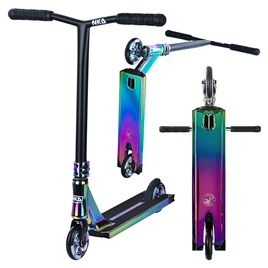 Hulajnoga Wyczynowa NKD Rally V4 XS Tęczowa wys. 73 cm