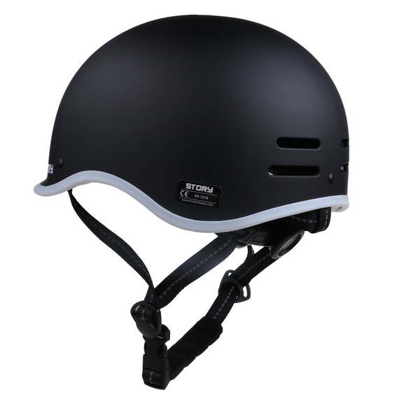 Kask Story Retro Certified Helmet Czarny