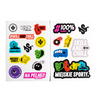 Zestaw naklejek Miejskie Sporty Sticker Pack Arkusz A4 - 2 szt. (Wersja A i B)