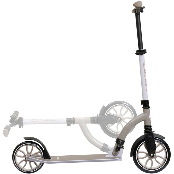 Hulajnoga Miejska Transportowa Story Big Wheel Advanced Foldable Scooter Szaro-Brązowy 230/200 mm