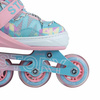 Rolki regulowane Story Spike Adjustable Inline Skates Niebiesko-Różowy