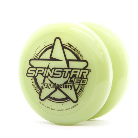 Yoyo Świecące Fluorescencyjne YoYoFactory Spinstar GLOW Yellow