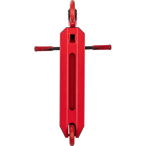 Hulajnoga Wyczynowa Aluminiowa Lekka dla młodych riderów NKD Next Generation Czerwono-Czarny wys. 79,4 cm