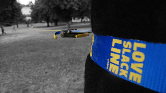 Taśma Slackline Gibbon Flow Line X13 25m SET