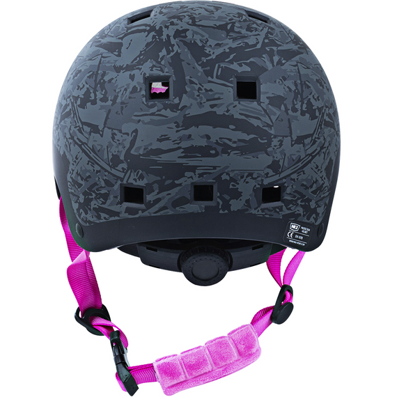 Kask Na Deskorolkę Hulajnogę NKX Brain Saver BCP Czarno-Różowy L