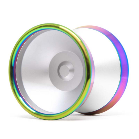 Yoyo Metalowe dla Zaawansowanych YoYoFactory Demonspeed 2 Srebrno-Tęczowy