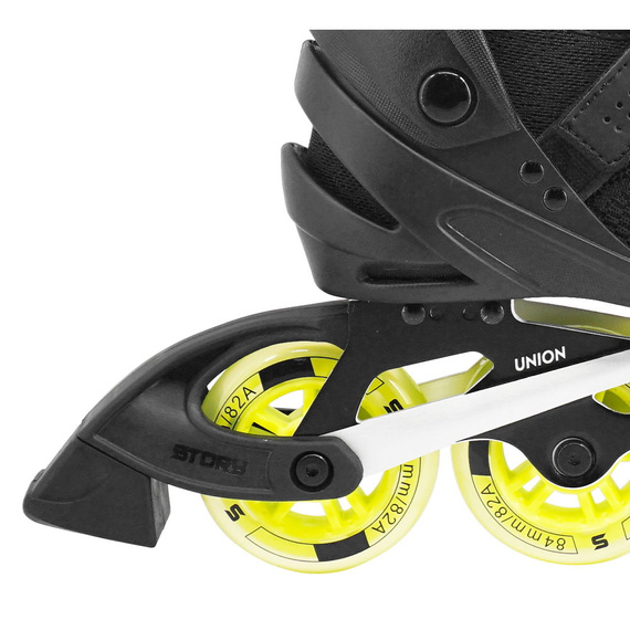 Rolki rekreacyjne Inline STORY Union Czarno-Żółty
