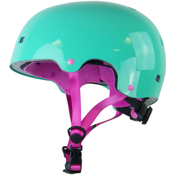 Kask Na Deskorolkę Hulajnogę NKX Brain Saver Miętowo-Różowy