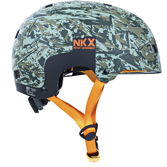 Kask Na Deskorolkę Hulajnogę NKX Brain Saver Camo