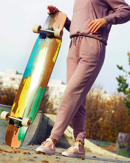 Longboard do Dancingu NKX Vegas Różowy 121 cm