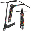 Hulajnoga Wyczynowa NKD RIZZ Stunt Scooter Czarno-Tęczowy 81 cm