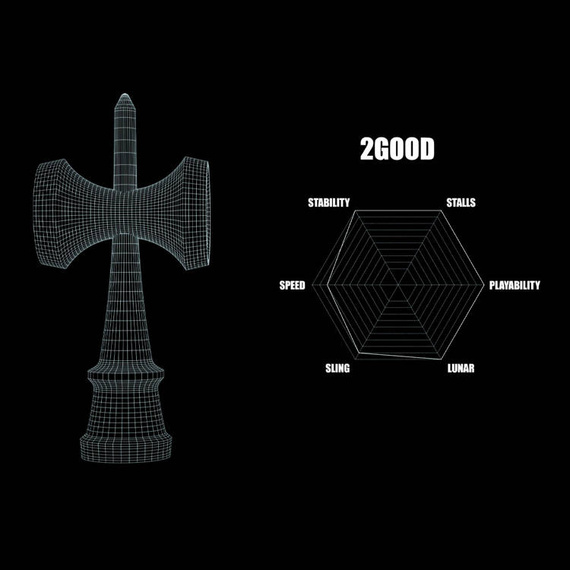 Kendama KROM Zoggy N'Moggy  Wavescape