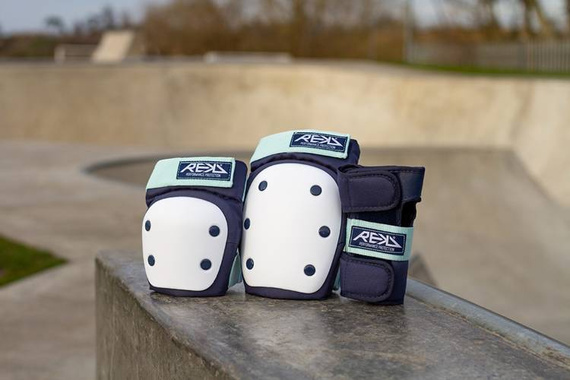 Ochraniacze REKD Heavy Duty Triple Pad Set L Niebiesko Miętowe