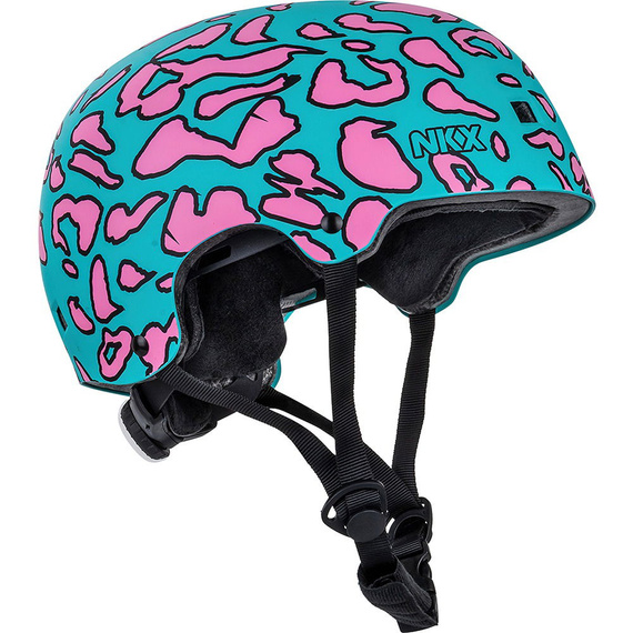 Kask Na Deskorolkę Hulajnogę NKX Brain Saver Unicorn Niebiesko-Różowy