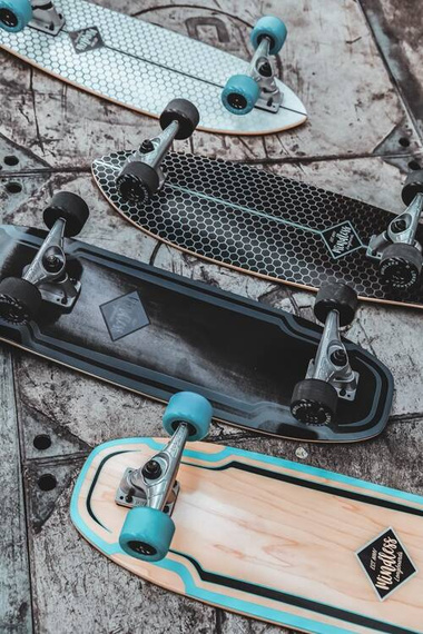 Deska Surfskate Mindless Surf Skate Fish Tail Biała 29,5"