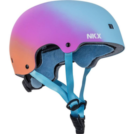 Kask Na Deskorolkę Hulajnogę NKX Brain Saver Rainbowfade M
