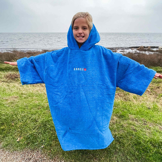 Poncho dla dzieci Annox Deluxe Kids Niebieski