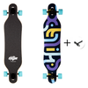 Longboard CHILLAX TYPO PURPLE 106,5 cm + T-tool 