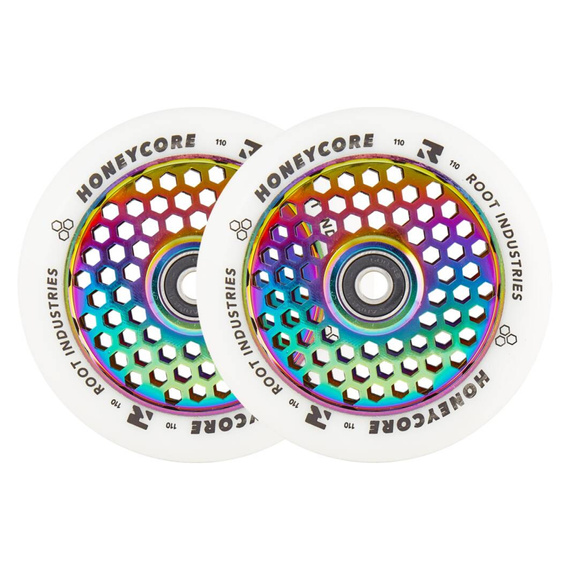 Koła do Hulajnogi Root Industries Honeycore White Pro Scooter Wheels 2-Pack Rocket Fuel 110 mm (2 szt.)