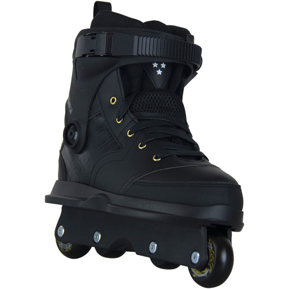 Rolki Agresywne Story Aggressive Inline Skates Czarno-Złoty 