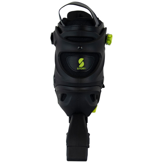 Rolki regulowane Story Midnight Adjustable Inline Skates Czarno-Żółty LED