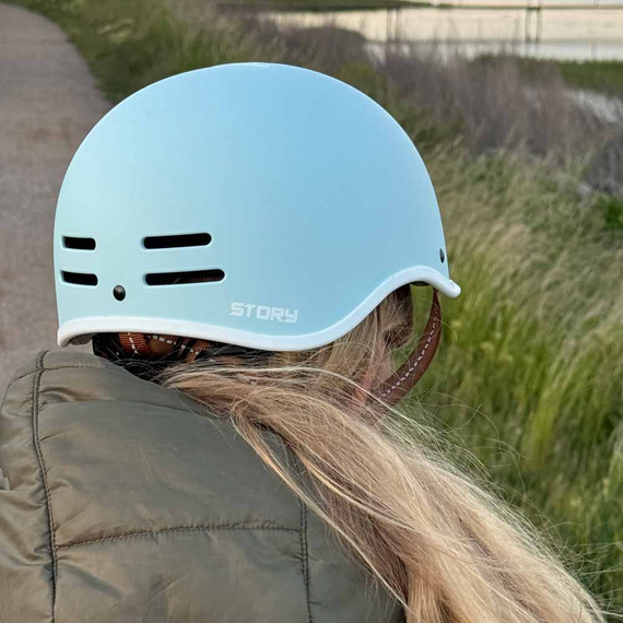 Kask Story Retro Certified Helmet Miętowy