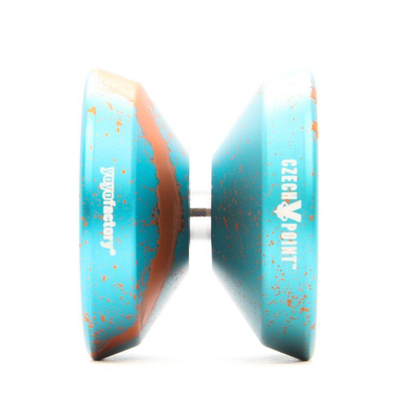 Yoyo Metalowe Yoyo CzechPoint Pivot - Aqua Orange White