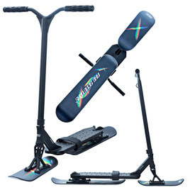 Hulajnoga Wyczynowa na śnieg NKD Pro Snow Stunt Scooter Czarny wys. 87,5 cm