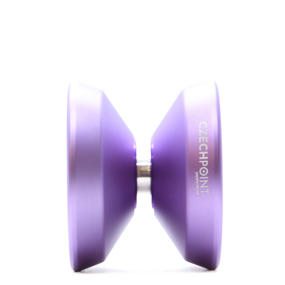 Yoyo dla zaawansowanych YoYoFactory Czech Point Pivot Fioletowo-Biały 