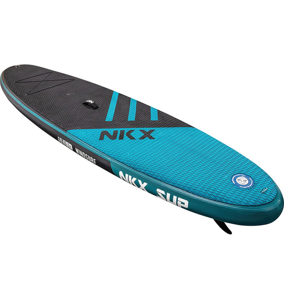 Deska turystyczna SUP pompowana pneumatyczna NKX Windsurf Czarno-Niebieski 10'0
