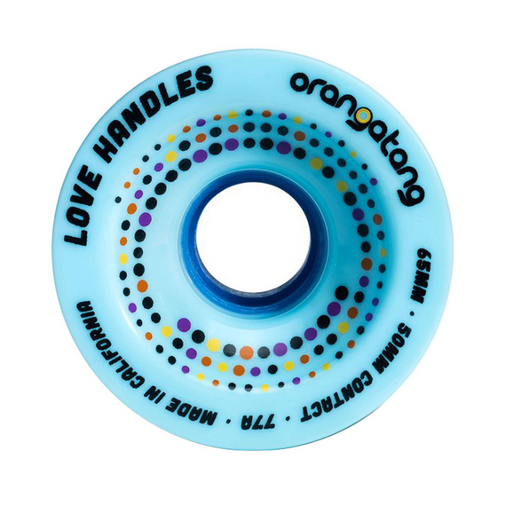 Koła do longboardu Orangatang Love Handles Wheels Niebieski 65 mm 77A