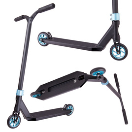 Hulajnoga Wyczynowa Striker Lux 5" Stunt Scooter Czarno-Turkusowy wys. 87 cm