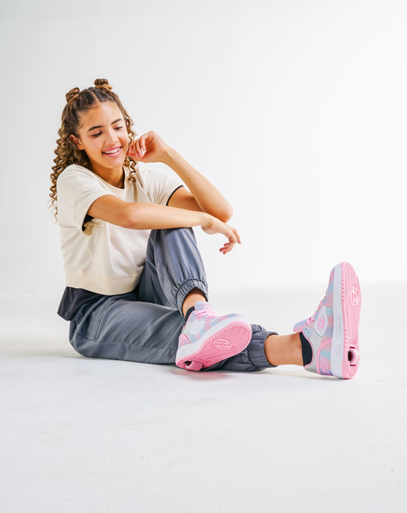 Butorolki Heelys Rezerve Low Jasnoróżowy/Biały/Tęczowy