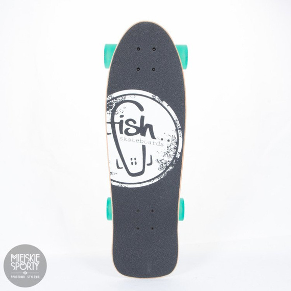 Shortboard Fish Skateboards Tequila Night Transparent Green