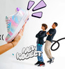 Butorolki Heelys Classic X2 Czarny/Biały/Różowy