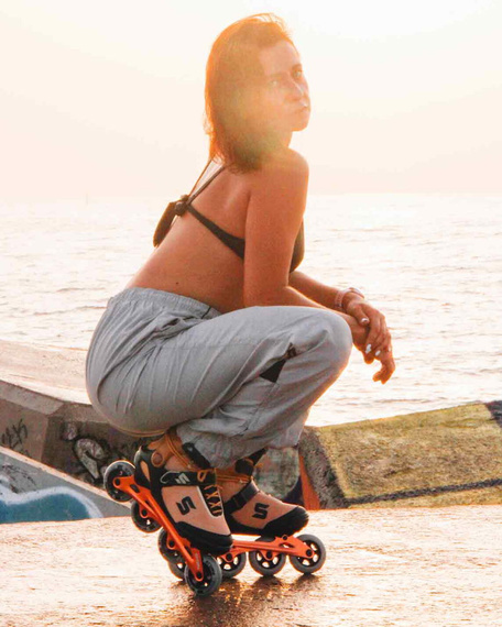 Rolki Uniwersalne Inline STORY Trust Brązowy