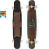 Longboard do dancingu NKX Geometric Walnut Green 117 cm