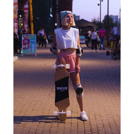 Longboard na początek NKX Fearless Niebieski z Klonu Kanadyjskiego 101 cm