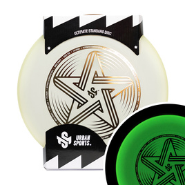 Frisbee Ultimate dysk do rzucania Miejskie Sporty Gold Star Glow (świecące) 175g