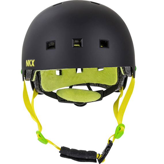 Kask Na Deskorolkę Hulajnogę NKX Brain Saver Saver Rasta Żółty