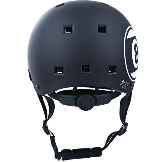 Kask Na Deskorolkę Hulajnogę NKX Brain Saver Czarny 8 Ball