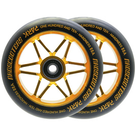 Koła do Hulajnogi NKD Park Stunt Scooter Wheels Czarno-Złoty 110 mm