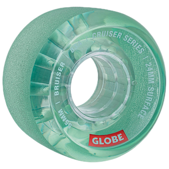 Kółka do deskorolki GLOBE Bruiser Clear Aqua Morski 55 mm 