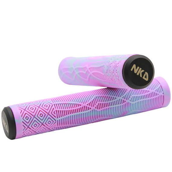 Gripy Rączki do Hulajnogi Wyczynowej NKD GOAT Stunt Scooter Grips Miętowo-Różowy 163 mm